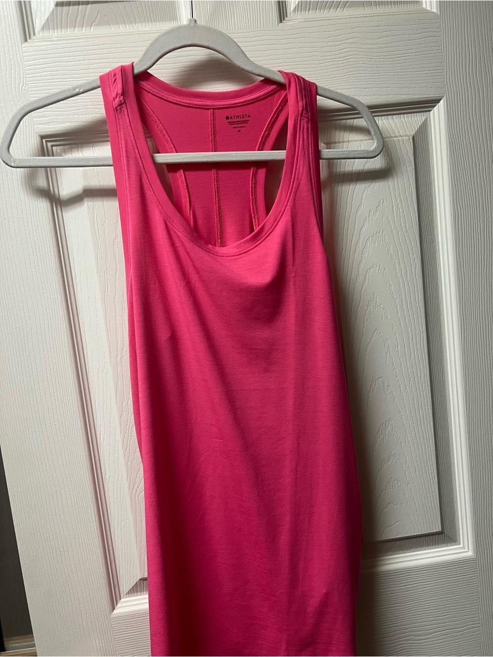 Athleta With Ease Pink Racerback Tank Top - M